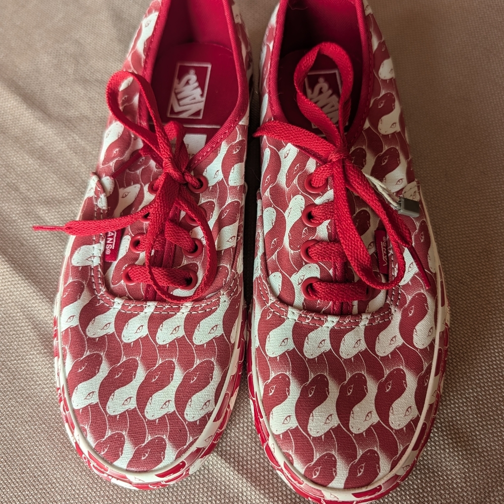 Vans x Opening Ceremony Red and White Sneakers